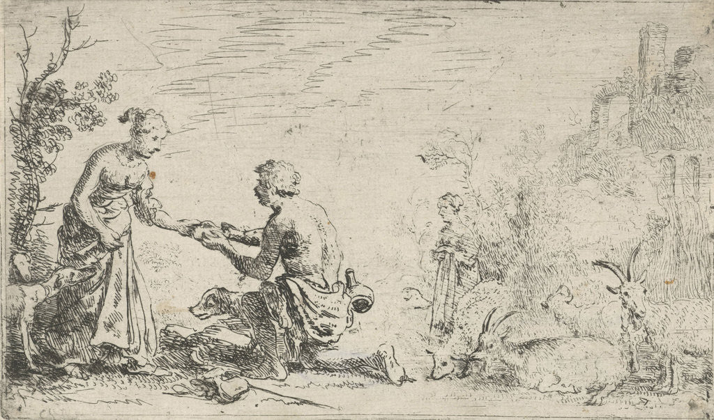 Detail of Granida and Daifilo by Claes Moeyaert