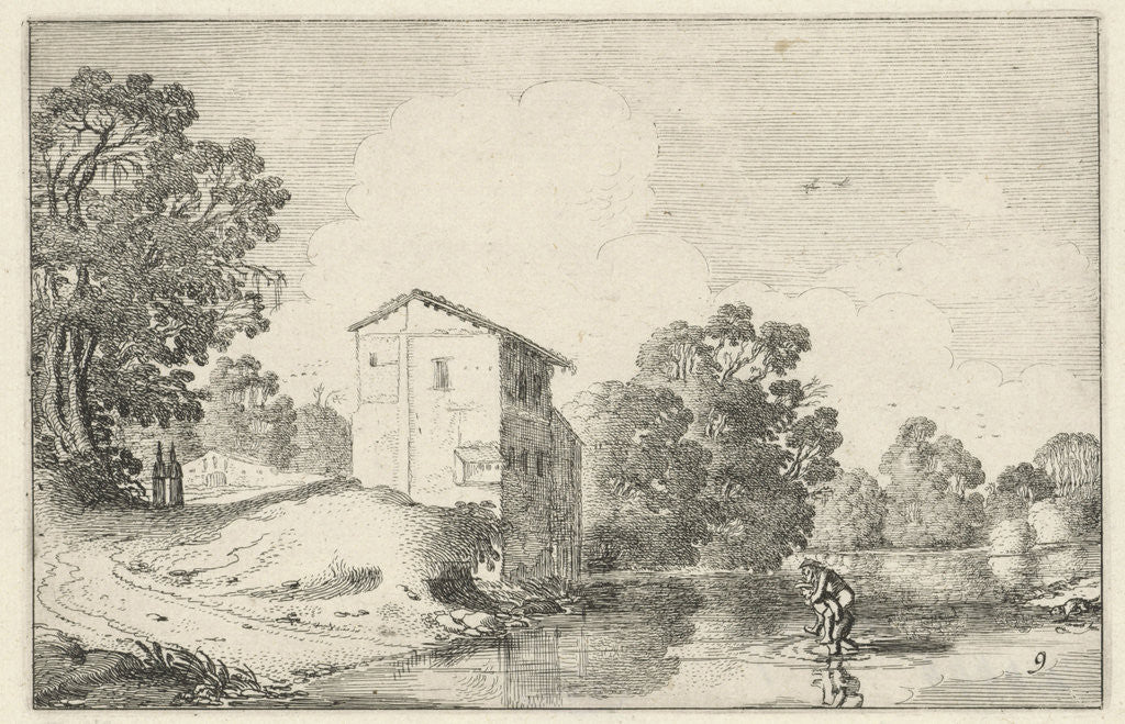 Detail of Wade place by Jan van de Velde II