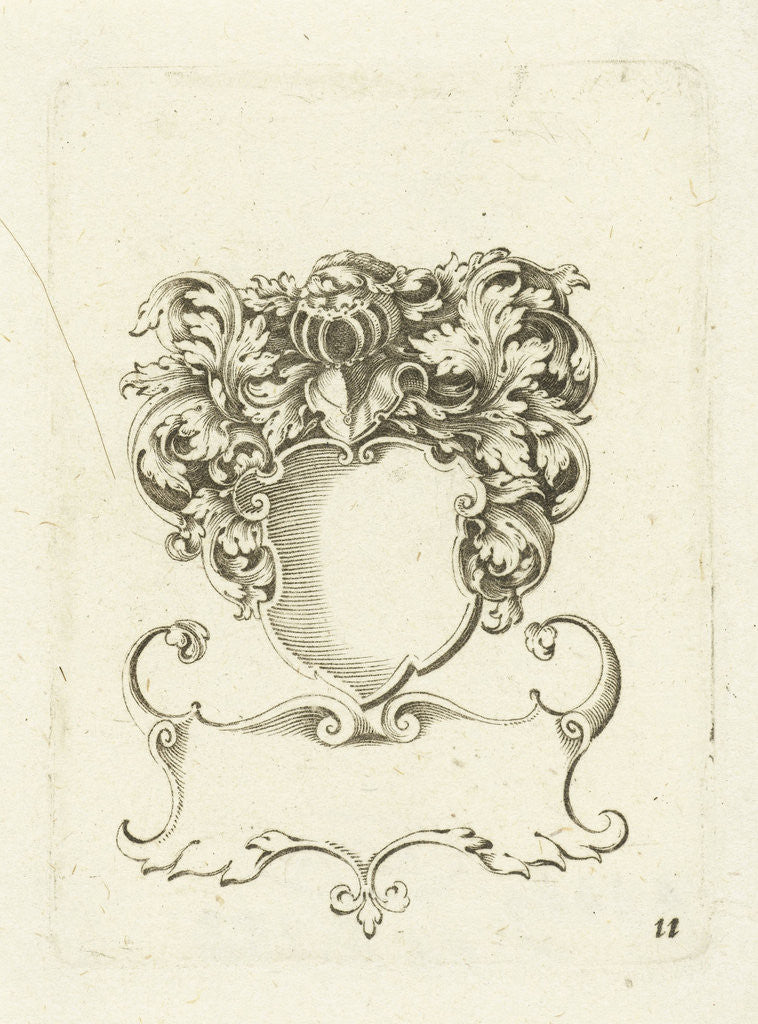 Detail of Coat of arms of the family Huydecoper by Claes Jansz. Visscher II