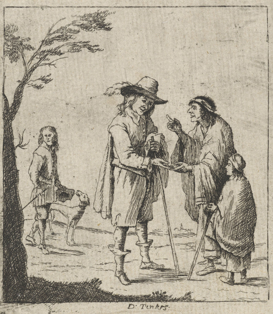 Detail of Fortuneteller by Anonymous