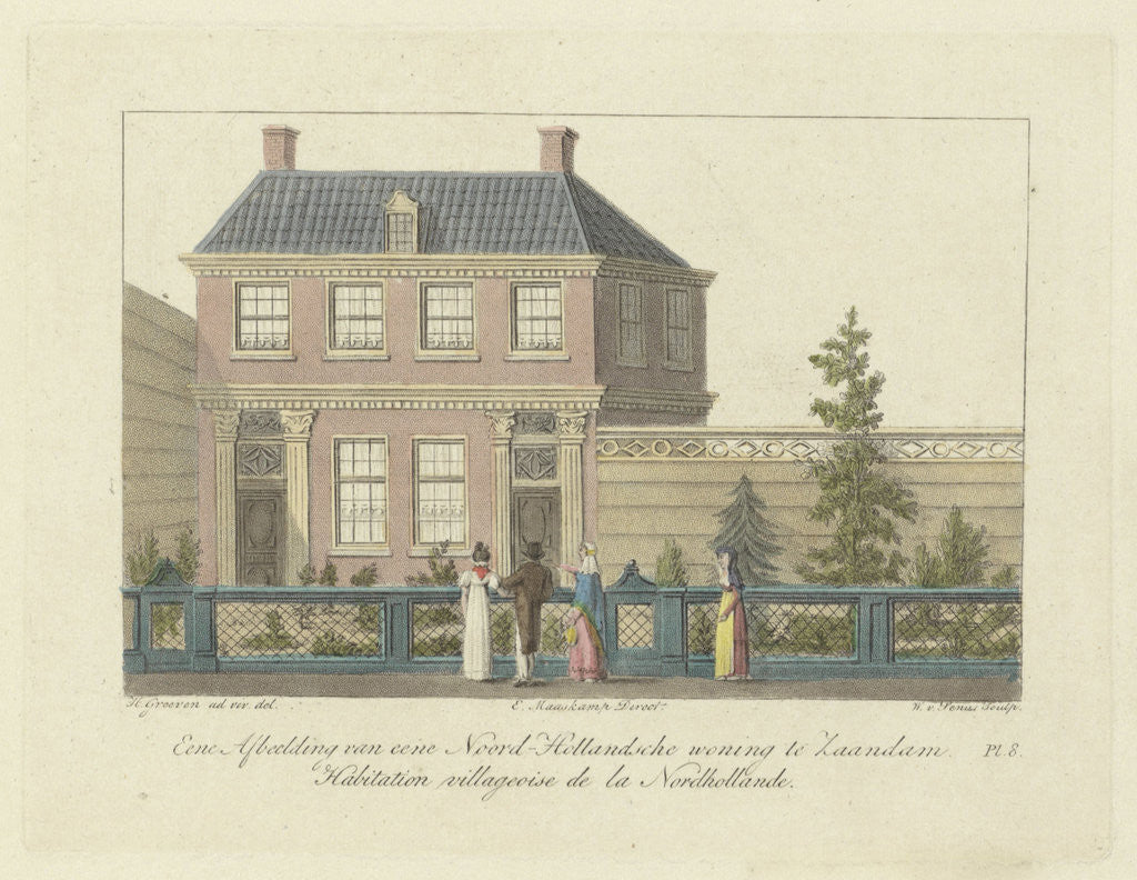 Detail of View of a home Zaanse by Evert Maaskamp