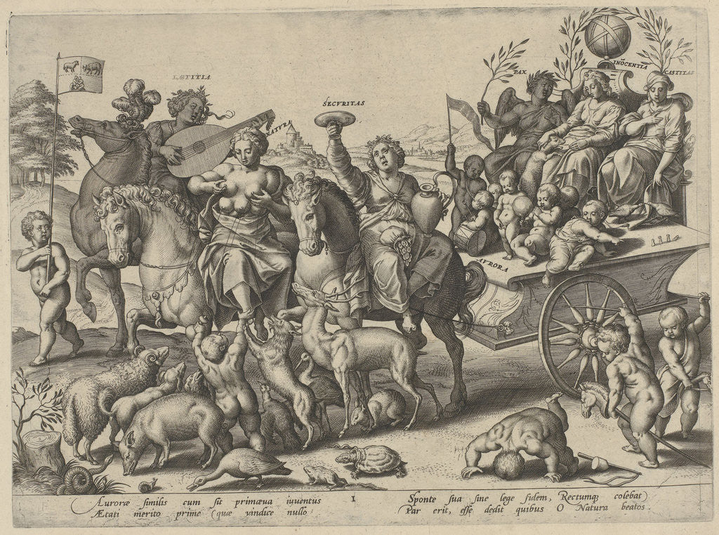 Detail of Childhood by Ambrosius Francken I