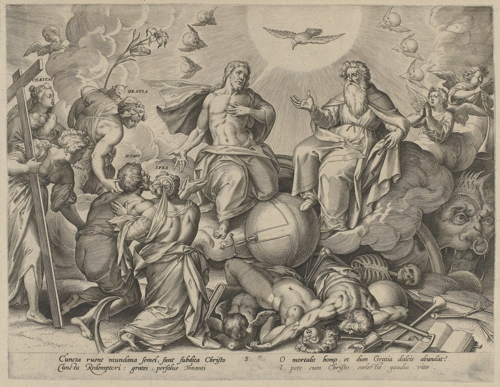 Detail of Last Judgment by Ambrosius Francken I