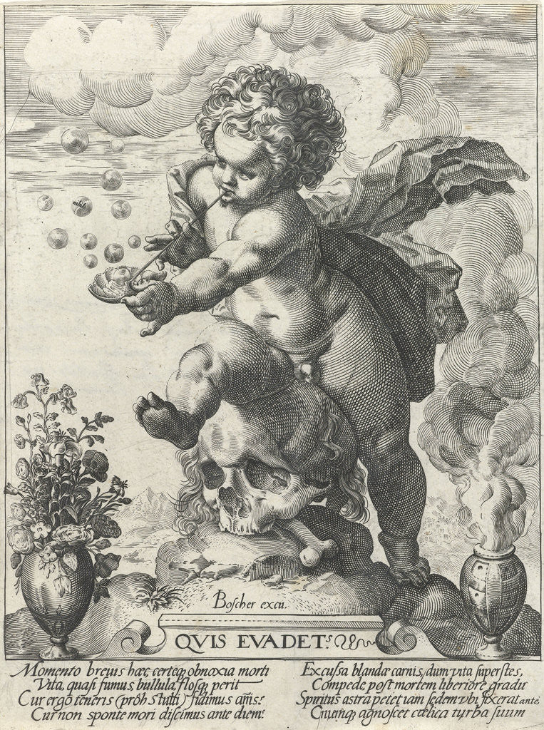 Detail of Allegory of the transience by Anonymous