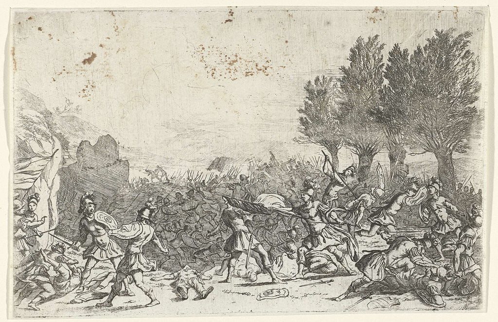 Detail of Battle by Jan van Ossenbeeck