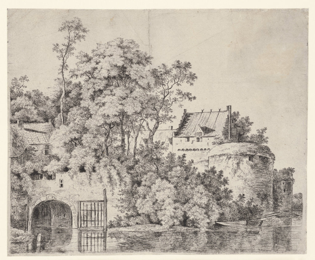 Detail of Gate of Gorinchem by Jan Hackaert
