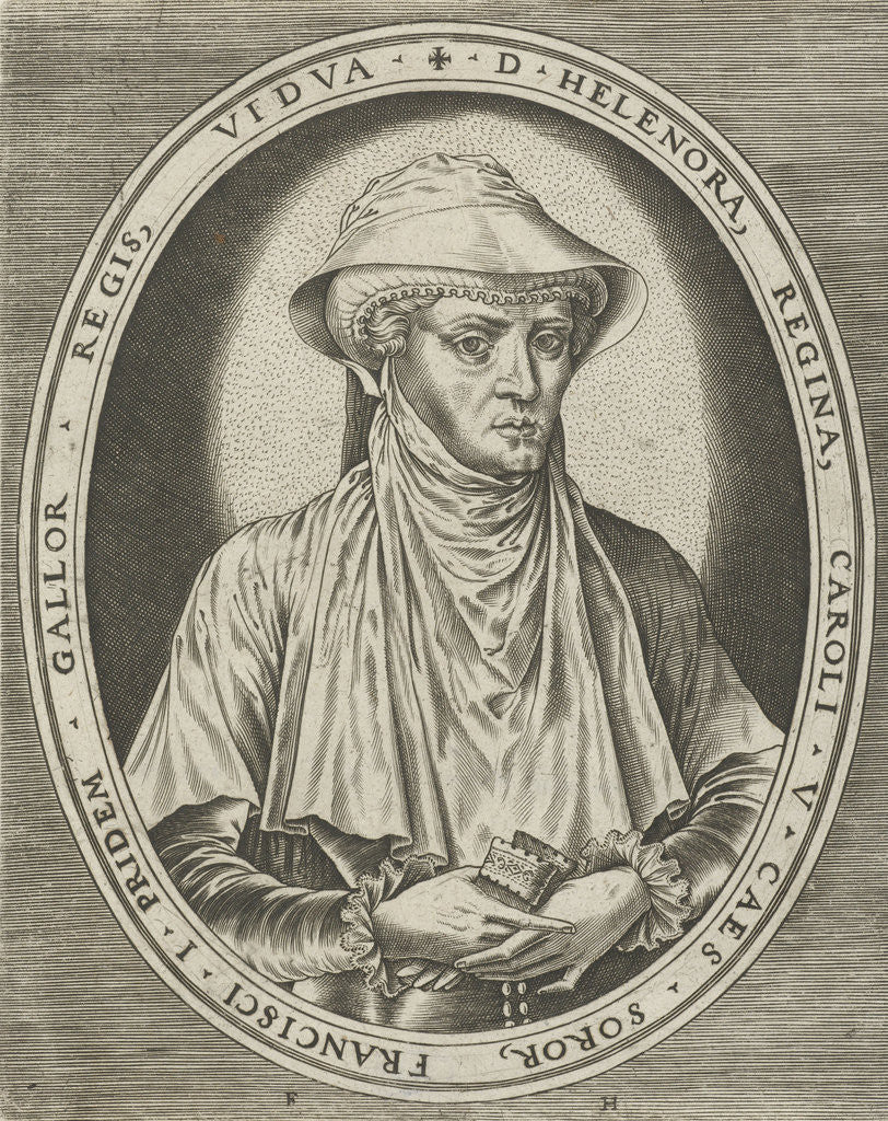 Detail of Portrait of Eleanor of Habsburg by Hieronymus Cock