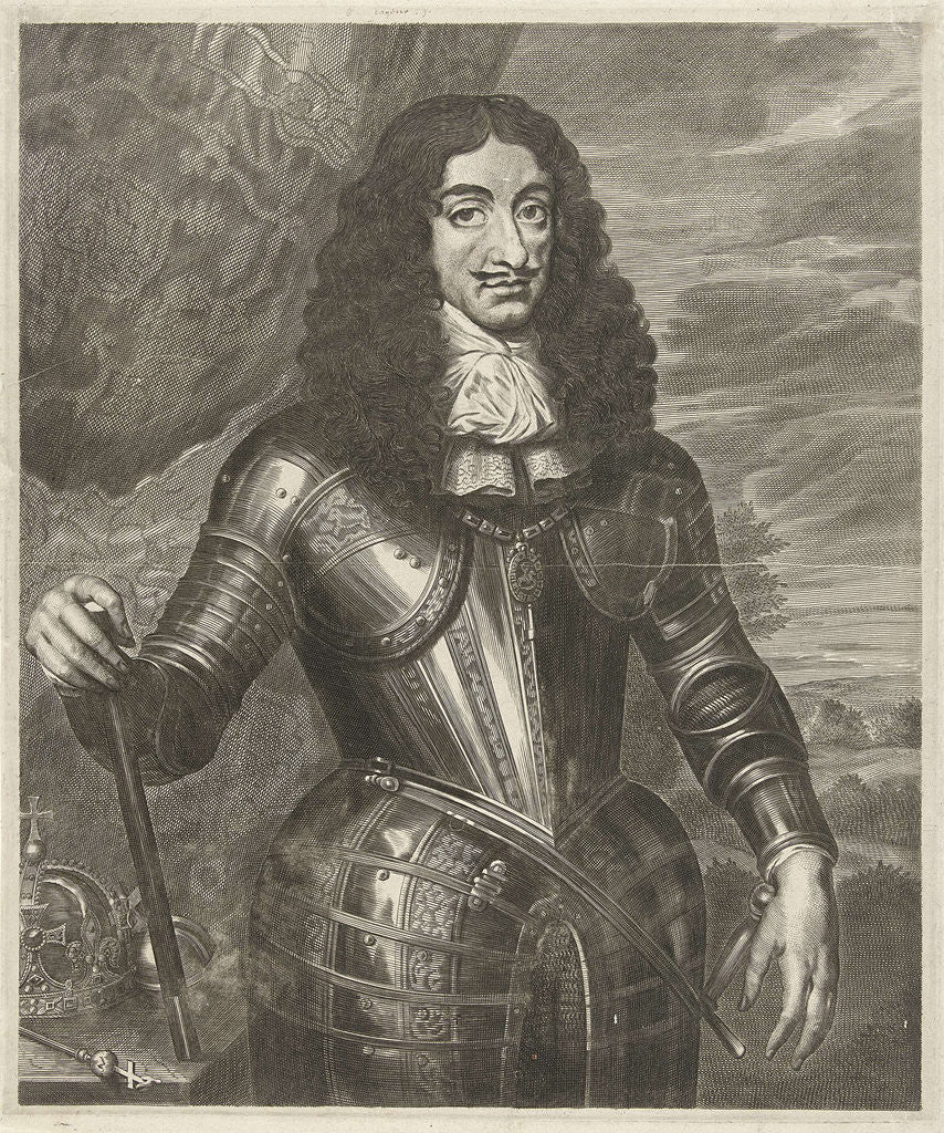 Detail of Portrait of Leopold I, Emperor of Germany by Pieter Nason