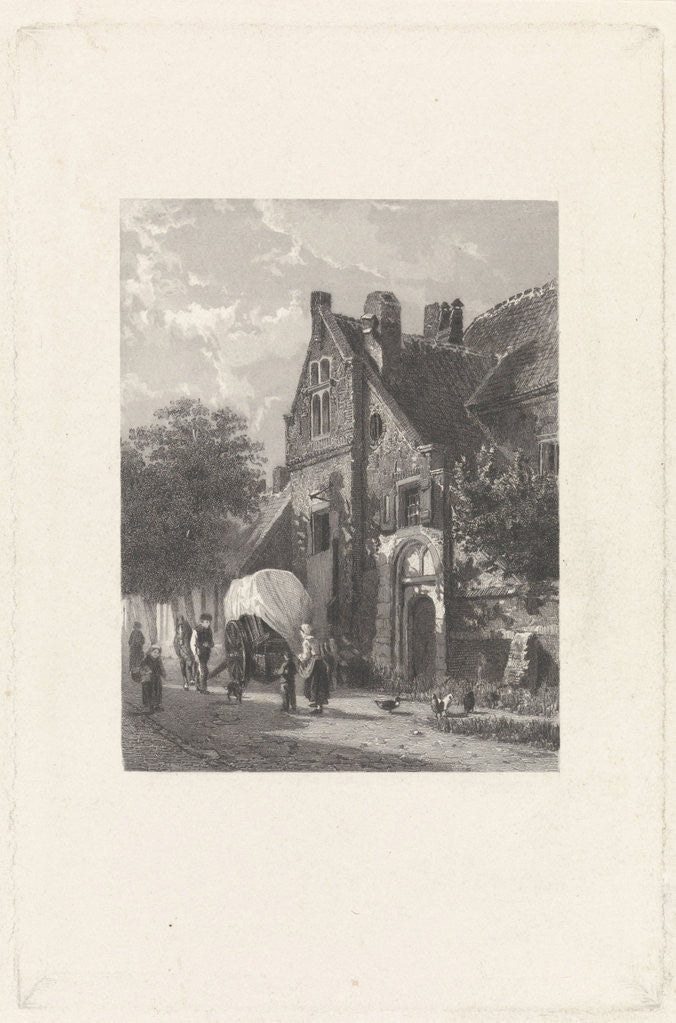 Detail of Street by Christiaan Lodewijk van Kesteren