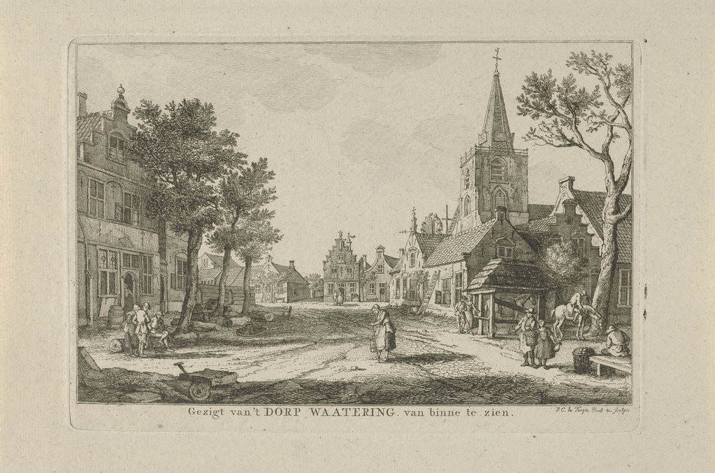 Detail of View Wateringen by Paulus Constantijn la Fargue