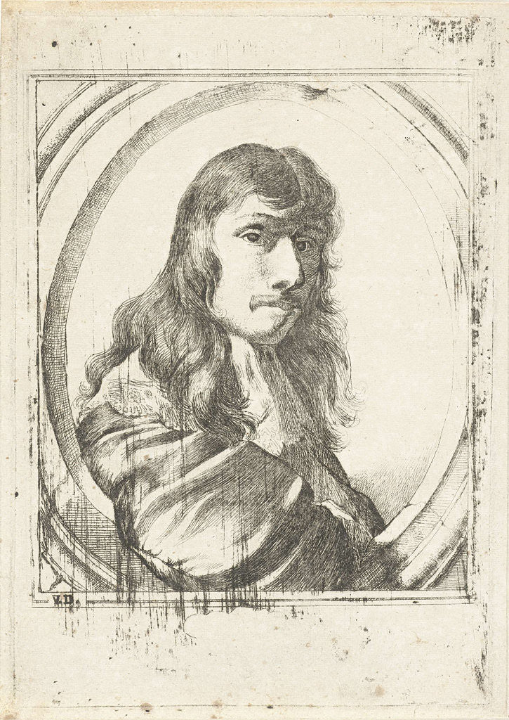 Detail of Self Portrait of Nicolaes van Helt Stockade by Nicolaes van Helt Stockade