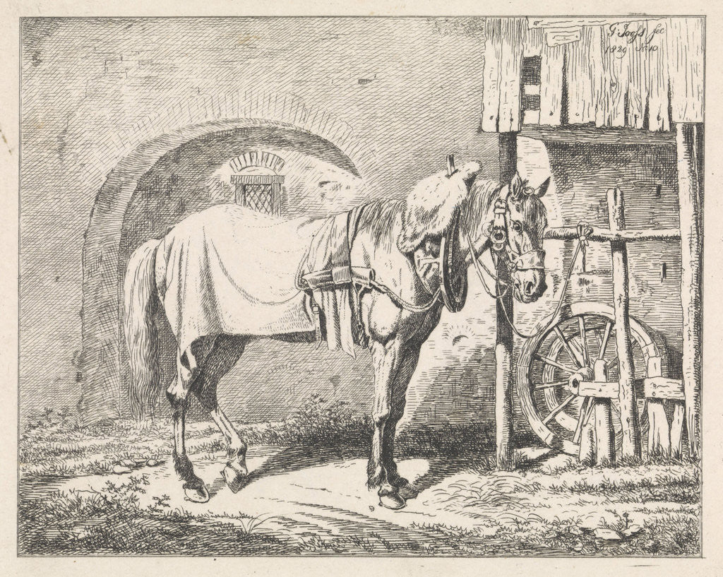 Detail of Refitted horse a bridle by George Jooss