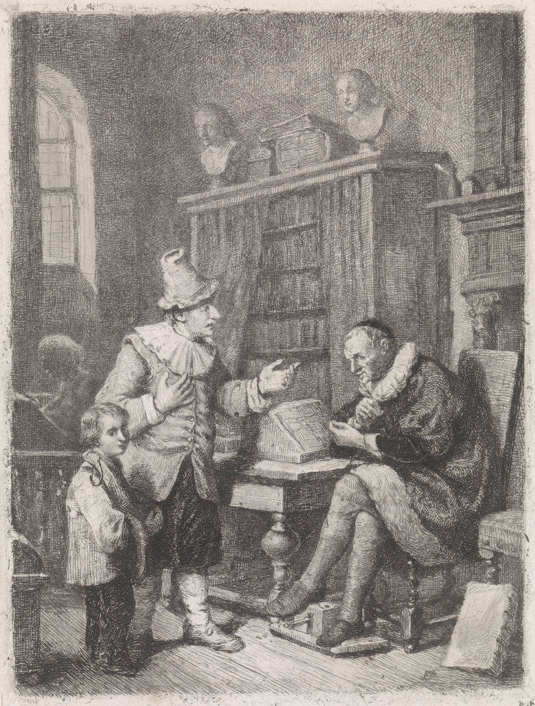 Detail of When the lawyer by David van der Kellen III