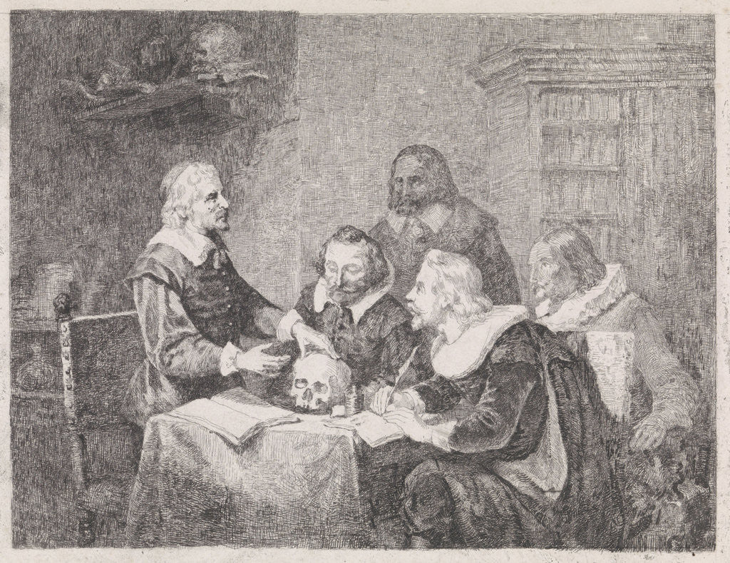 Detail of Anatomy Lesson by David van der Kellen III