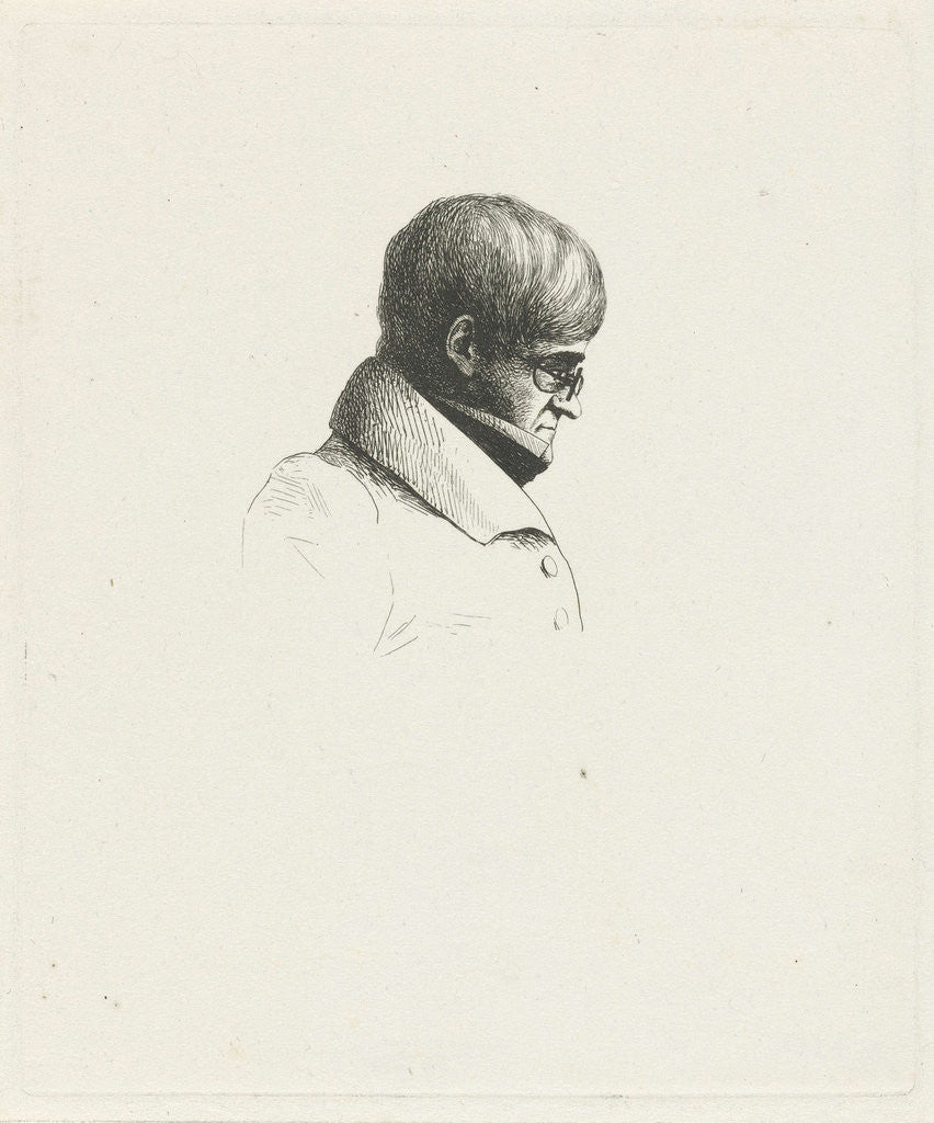 Detail of Portrait of Constant Polari by Jean Zacherie Mazel