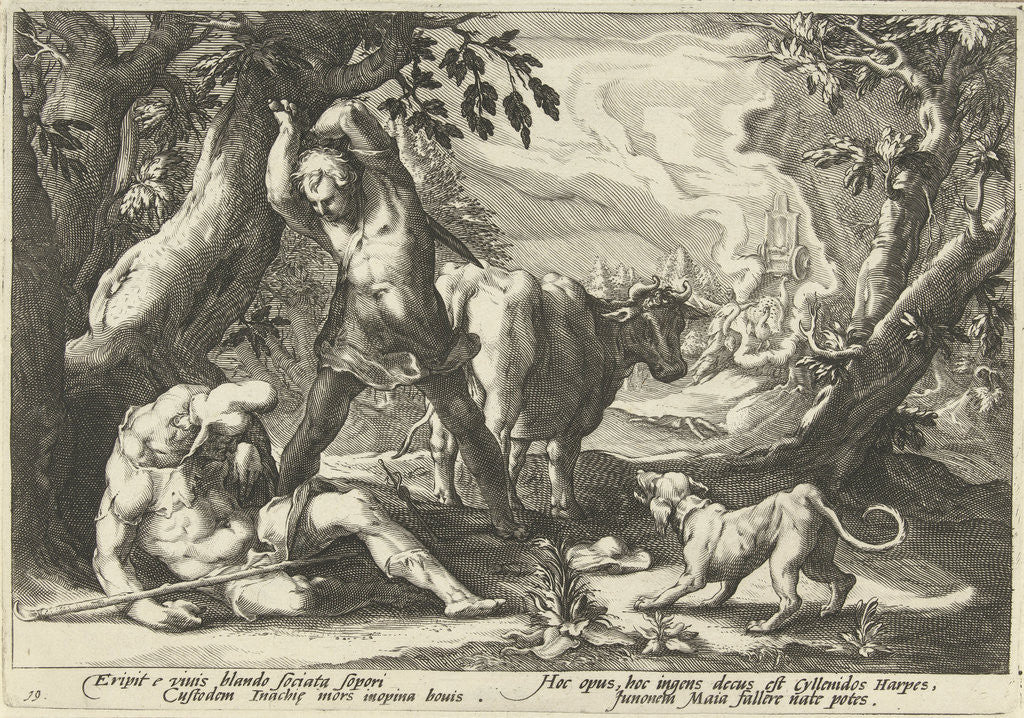 Detail of Mercury kill Argus by Franco Estius