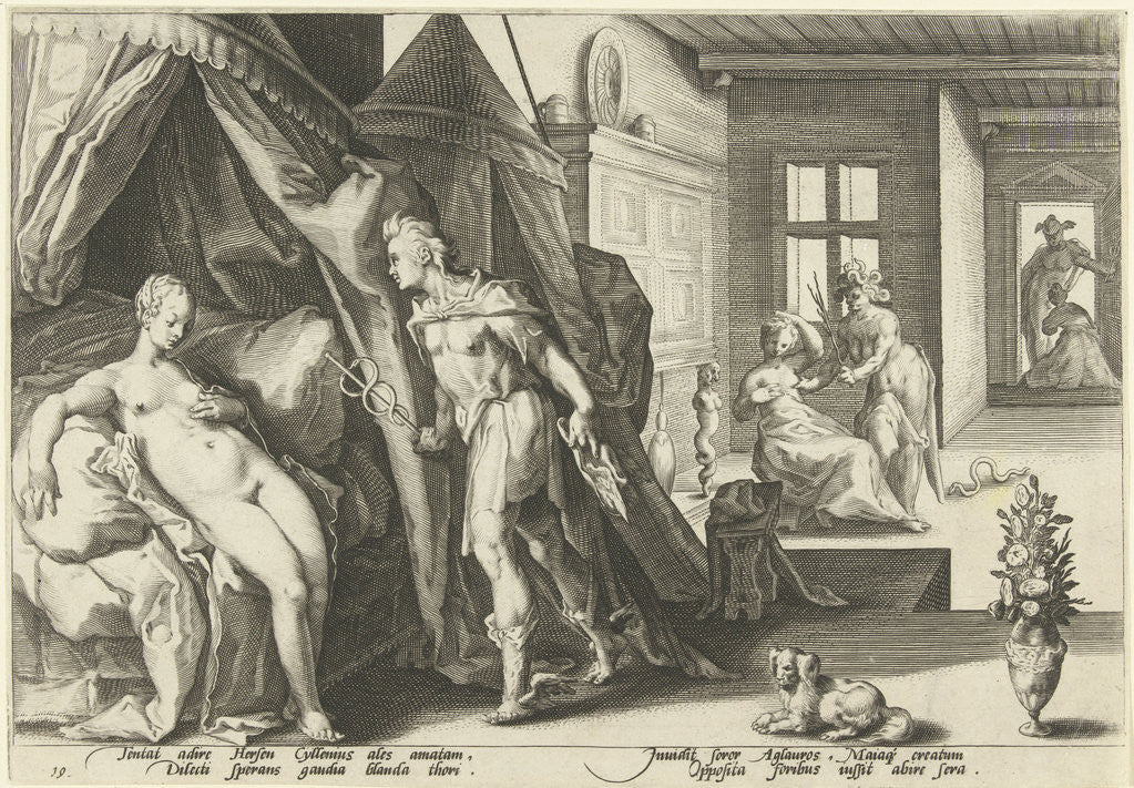 Detail of Mercury in Herses room by Franco Estius