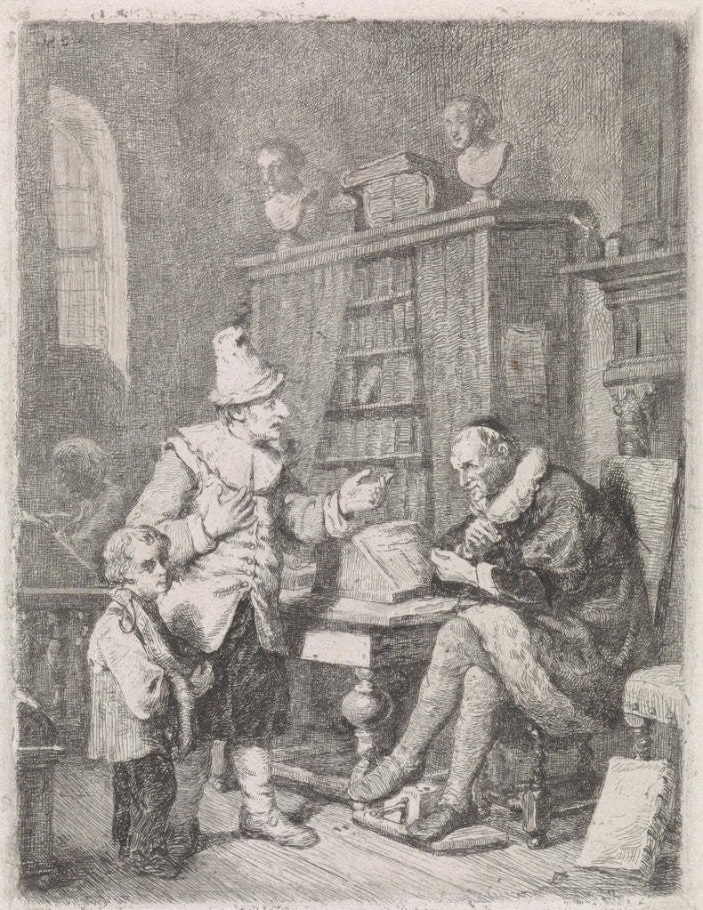 Detail of The lawyer by David van der Kellen III