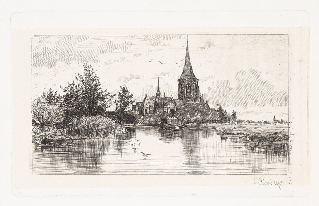 Detail of St. Urban Church in Bovenkerk by Elias Stark