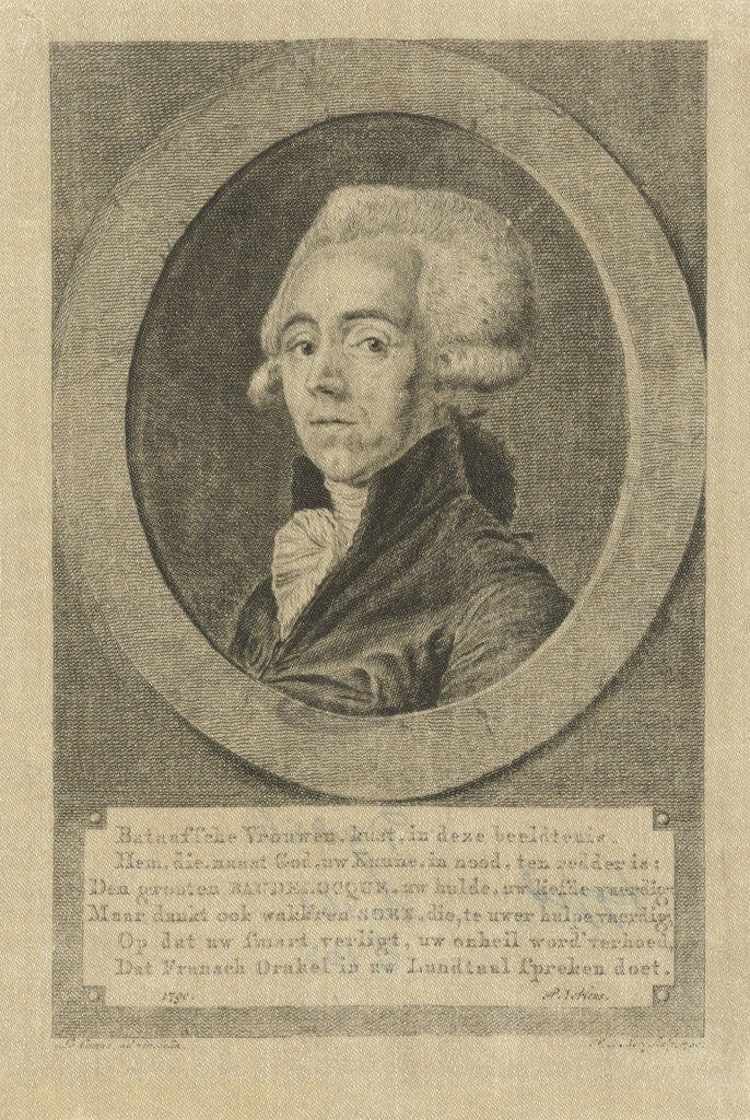 Detail of Portrait of Jean-Louis Baudelocque by P. Verleus