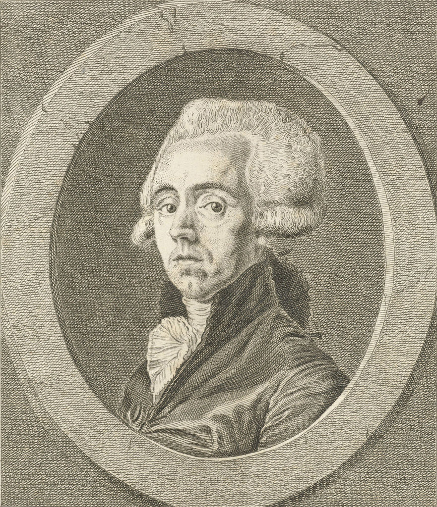 Detail of Portrait of Jean-Louis Baudelocque by Le Camus