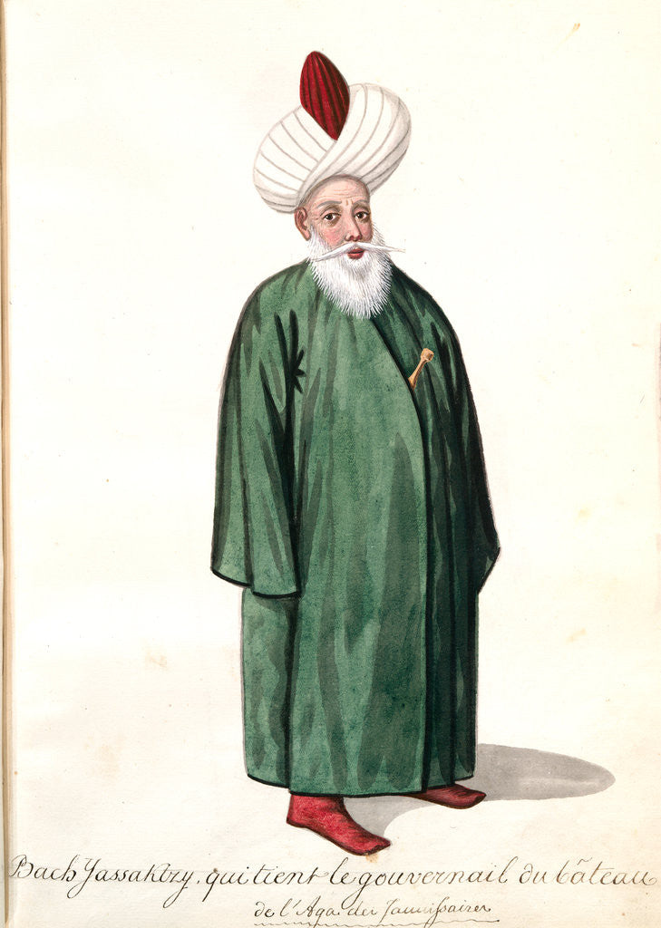 Detail of Bach yassaktry by Mahmud II