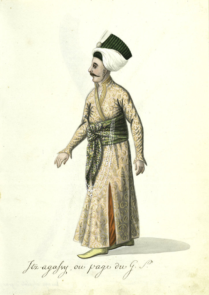 Detail of Itz-agassy by Mahmud II