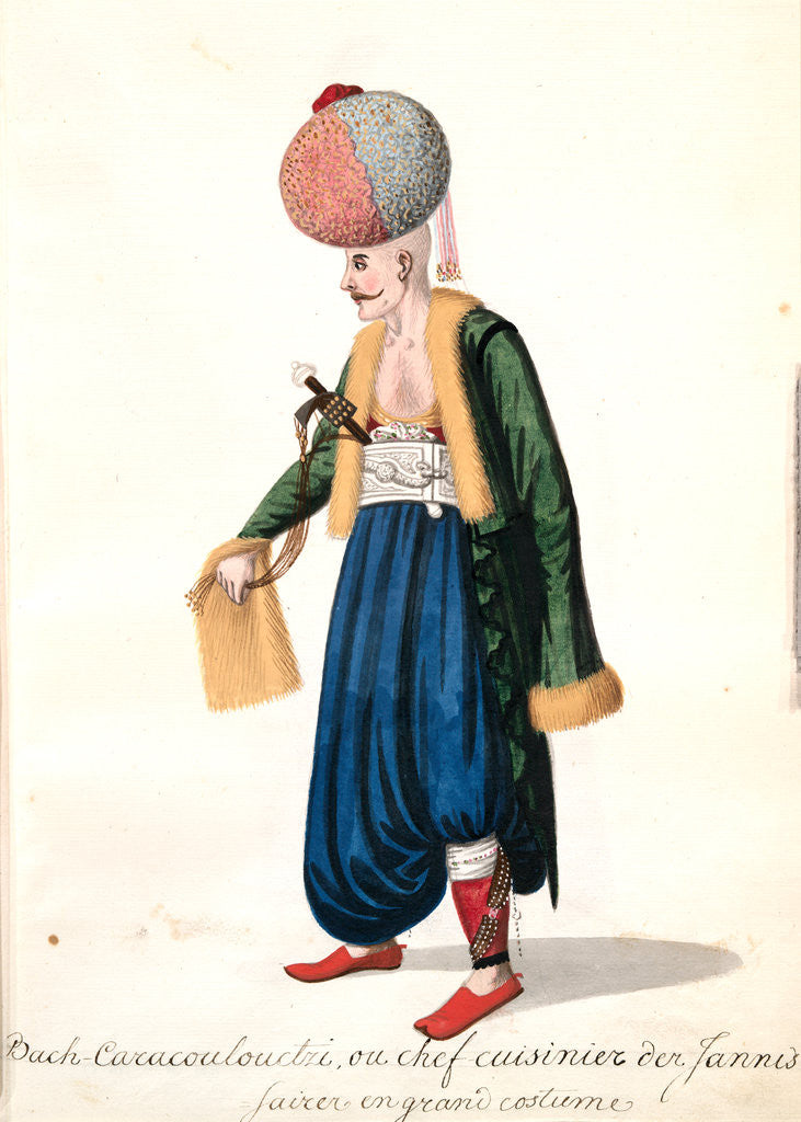 Detail of Bach-caracoulouctri by Mahmud II