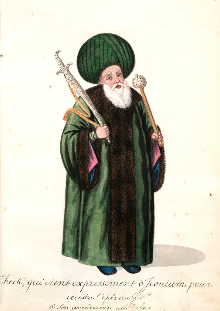 Detail of Sheik by Mahmud II