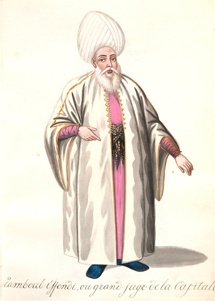 Detail of Stamboul-effendi by Mahmud II