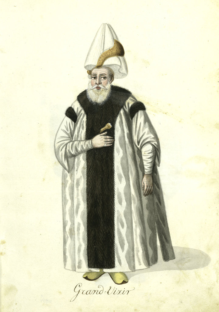 Detail of Grand vezir by Mahmud II