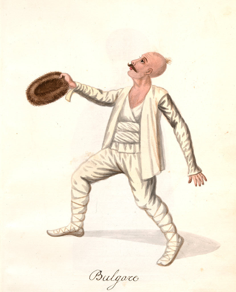 Detail of Bulgare qui garde les chevaux de G by Mahmud II