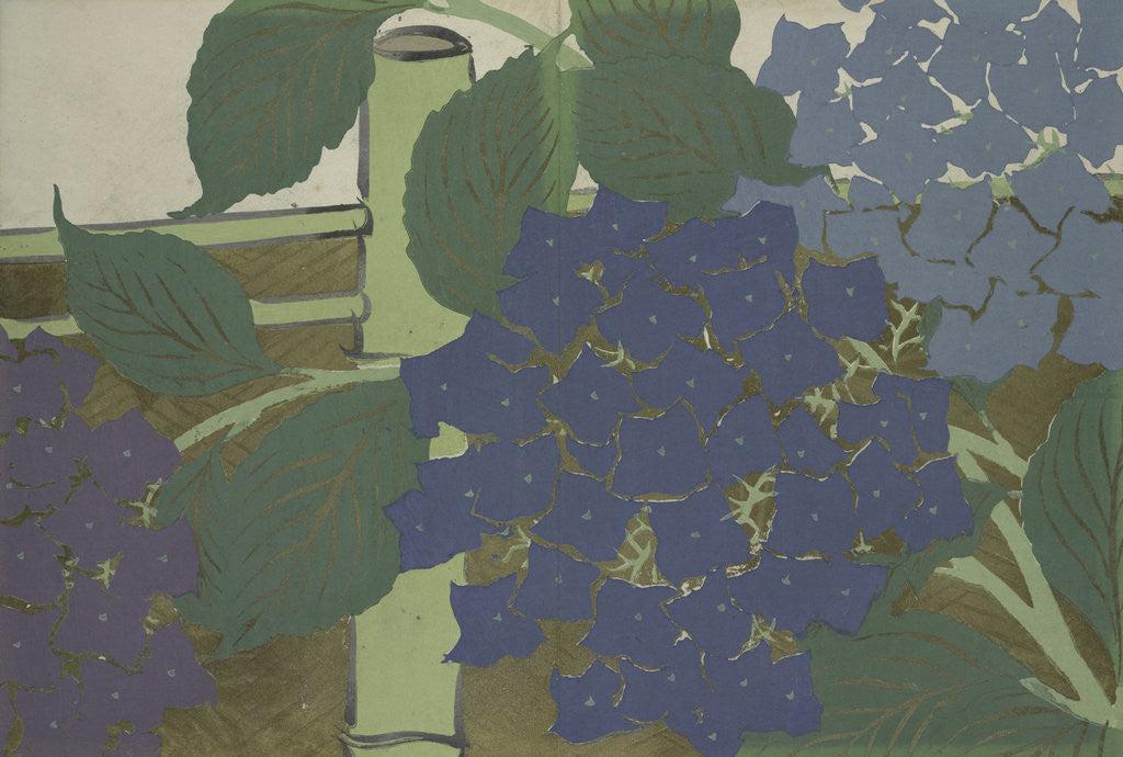 Detail of Momoyogusa Flowers of a Hundred Generations by Sekka Kamisaka