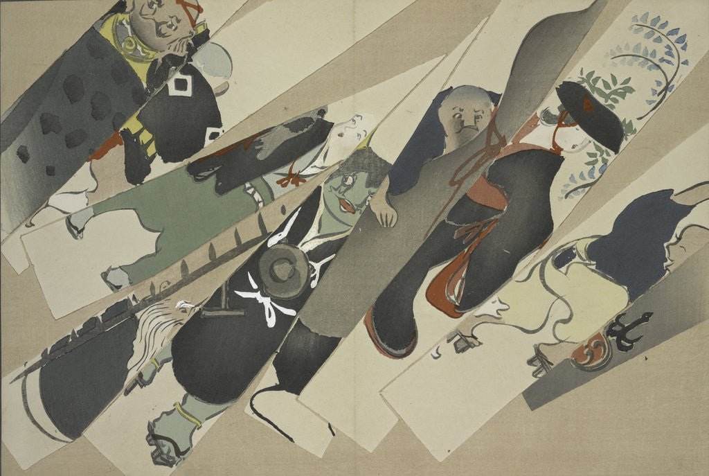 Detail of Momoyogusa Flowers of a Hundred Generations by Sekka Kamisaka