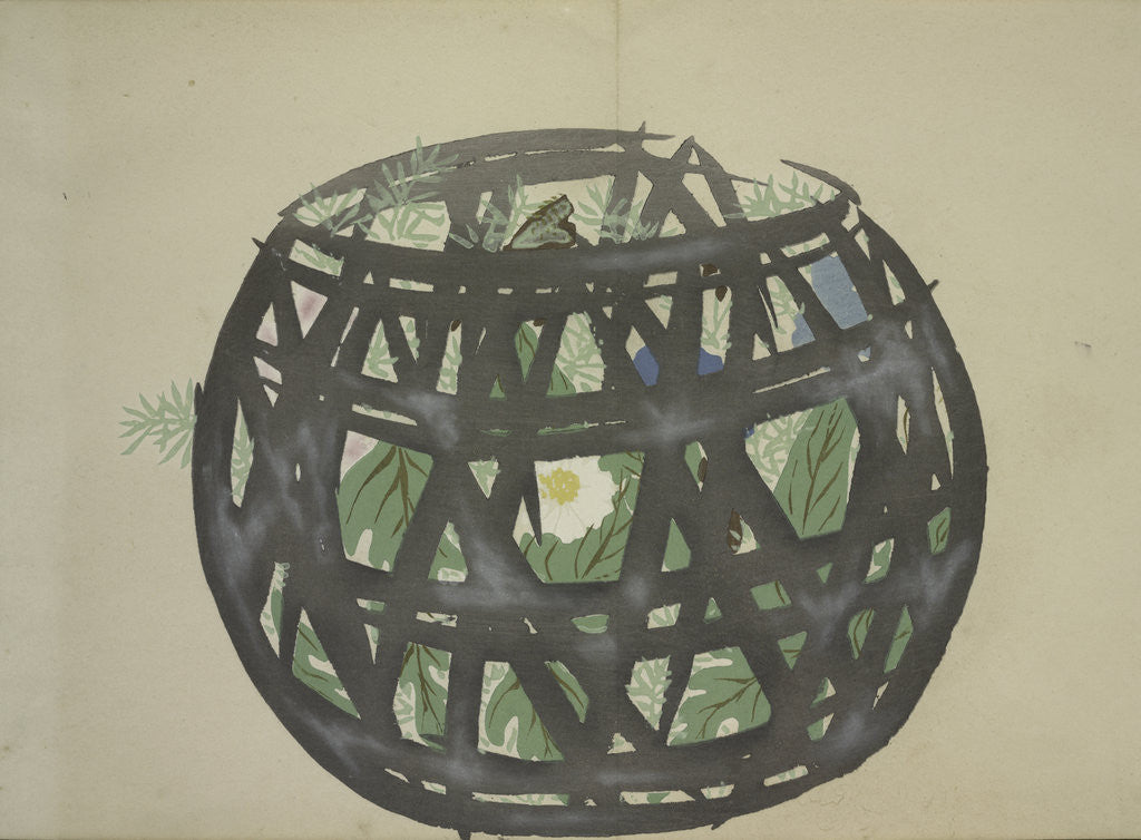 Detail of Basket by Sekka Kamisaka