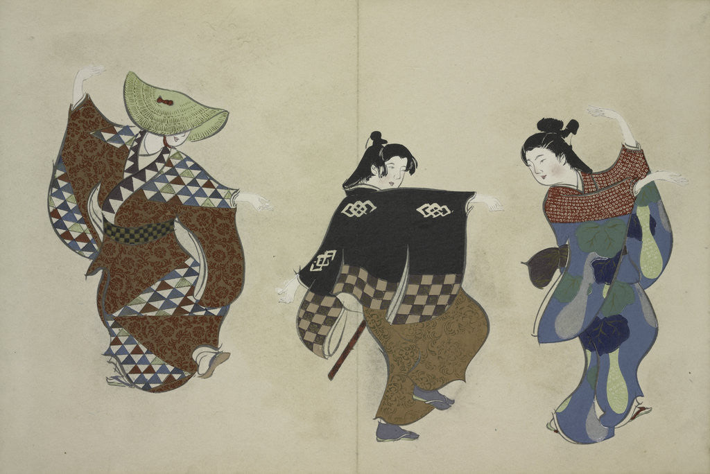 Detail of Momoyogusa Flowers of a Hundred Generations by Sekka Kamisaka