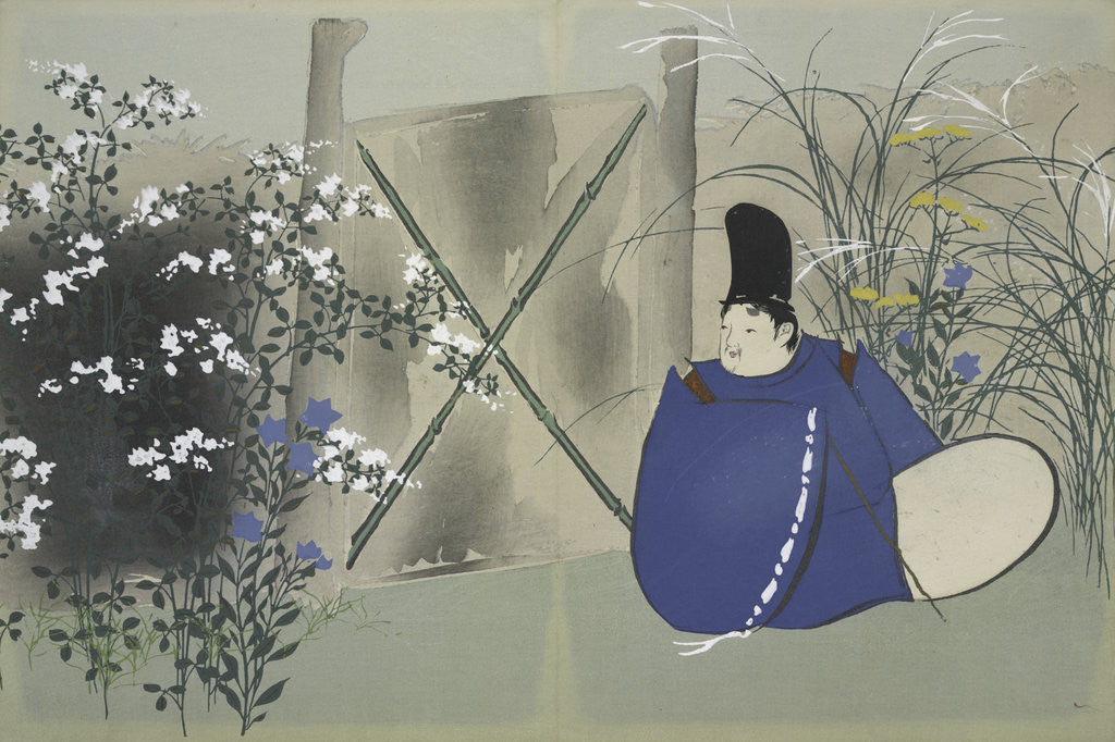 Detail of Momoyogusa Flowers of a Hundred Generations by Sekka Kamisaka