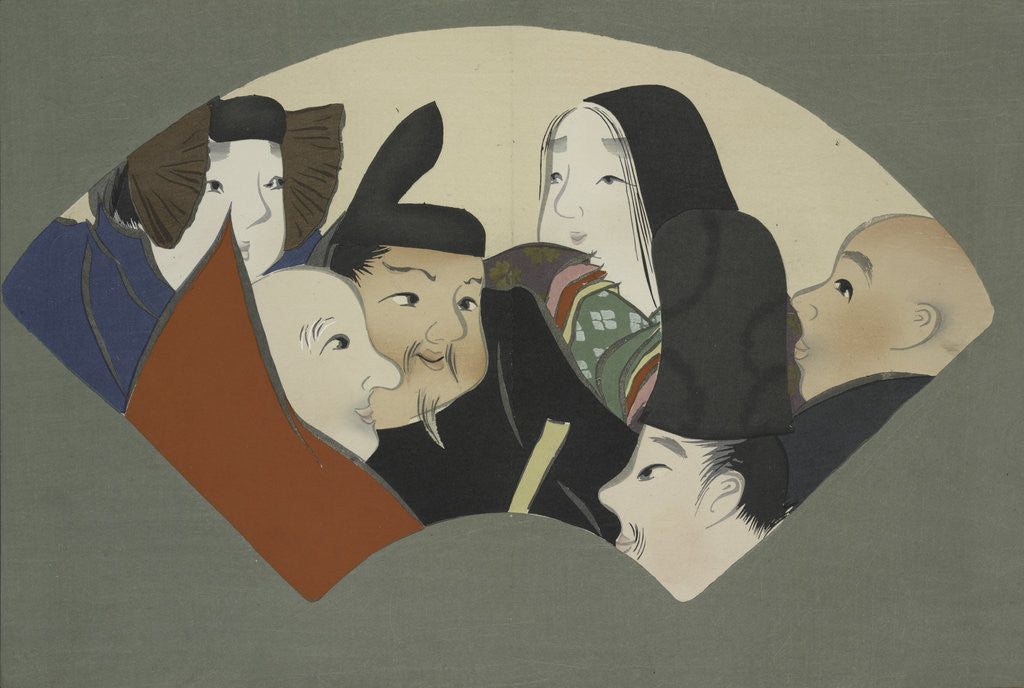 Detail of Rokkasen by Sekka Kamisaka