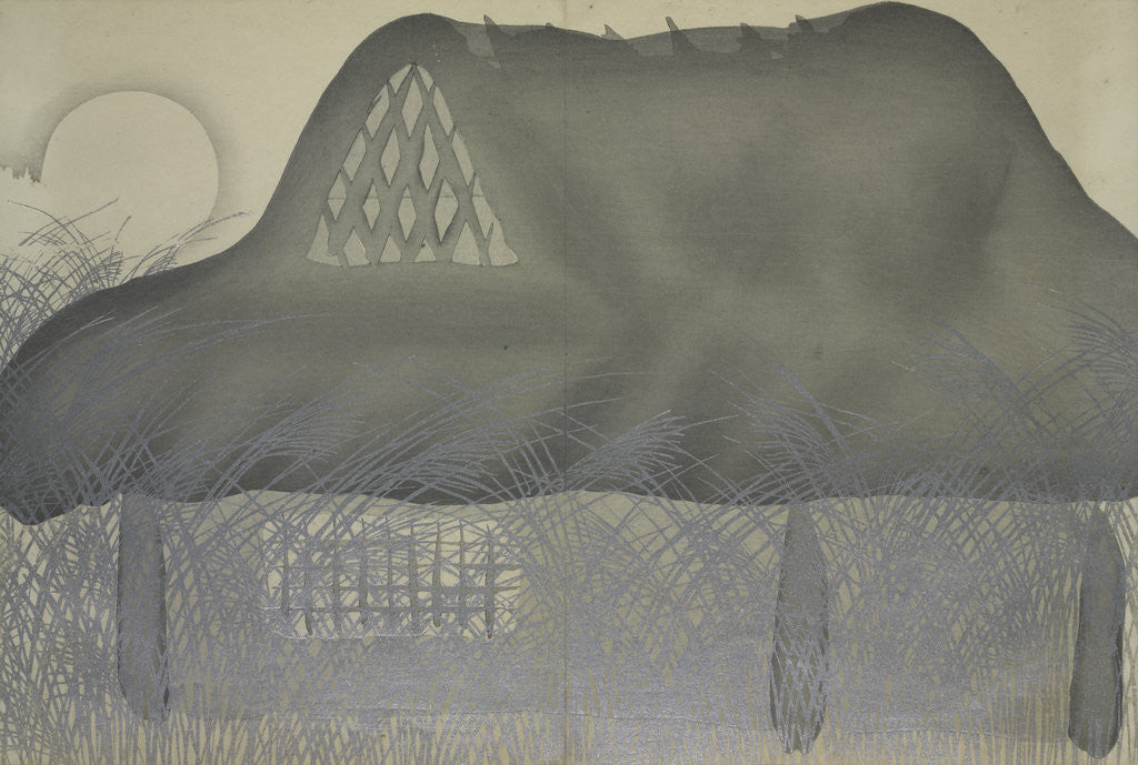 Detail of Village House by Sekka Kamisaka