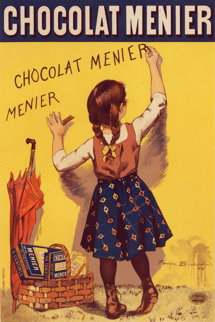 Detail of Poster for Chocolat Menier by Firmin Bouisset