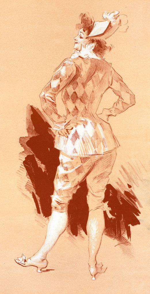 Detail of Design for Maîtres de l'Poster by Jules Chéret