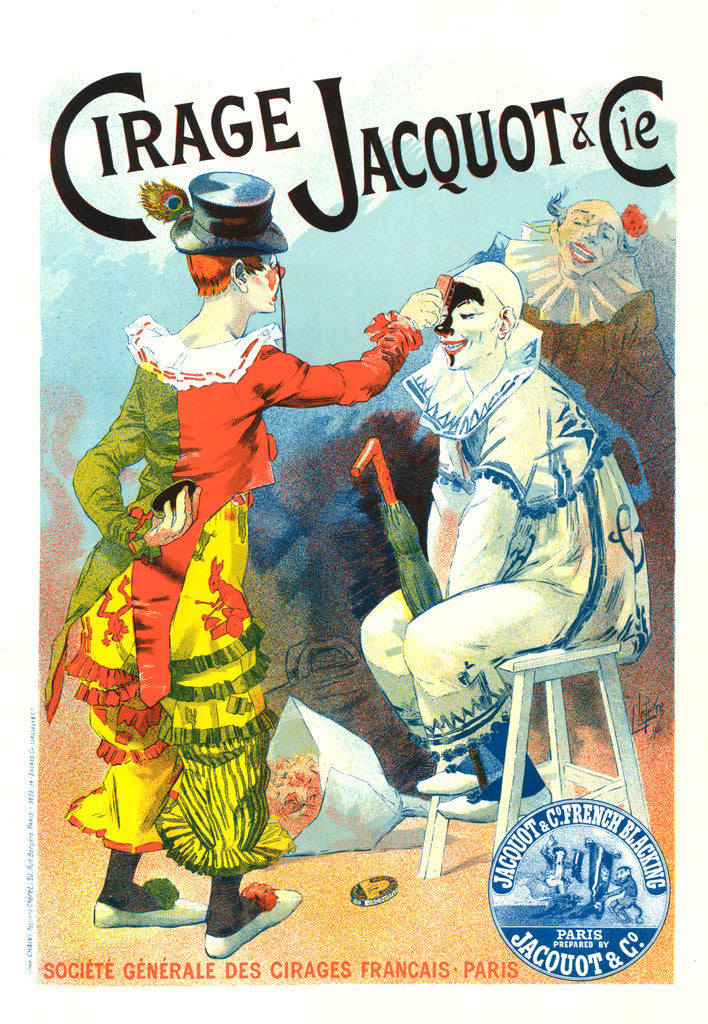 Detail of Poster for Cirage Jacquot et Cie by Lucien Lefevre