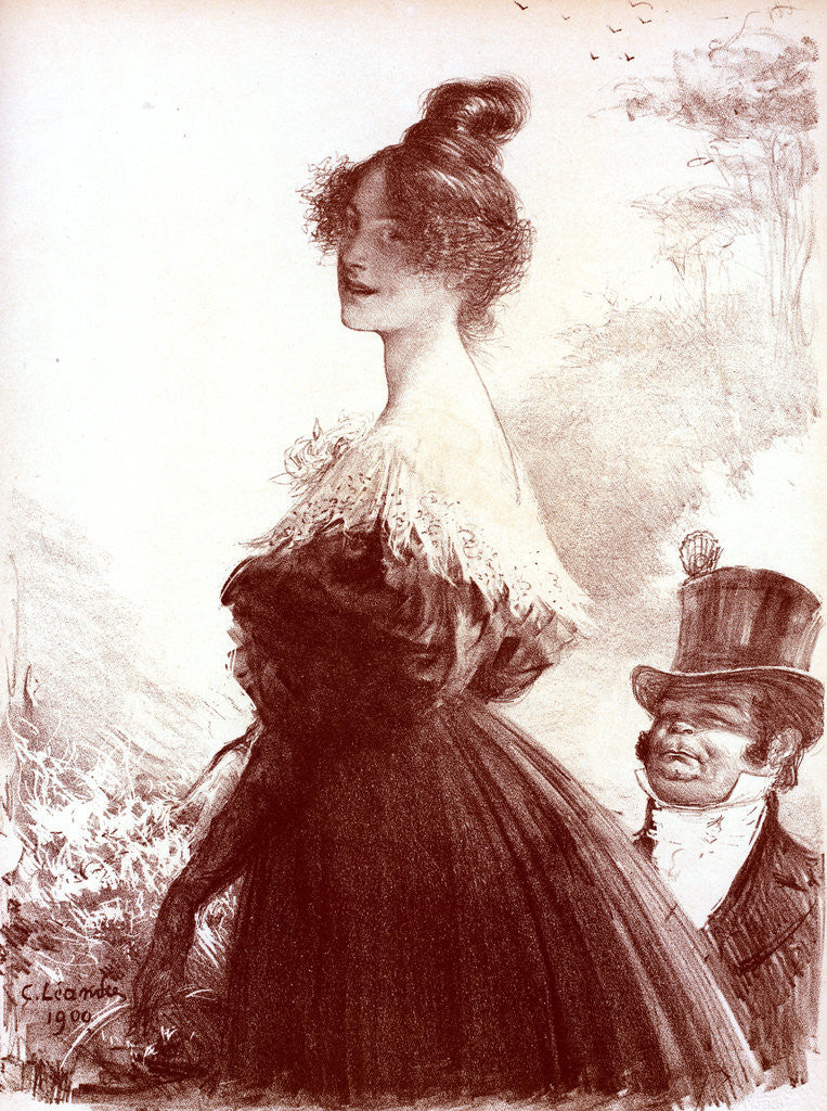 Detail of Poster for Maîtres de l'Poster by Charles Lucien Léandre