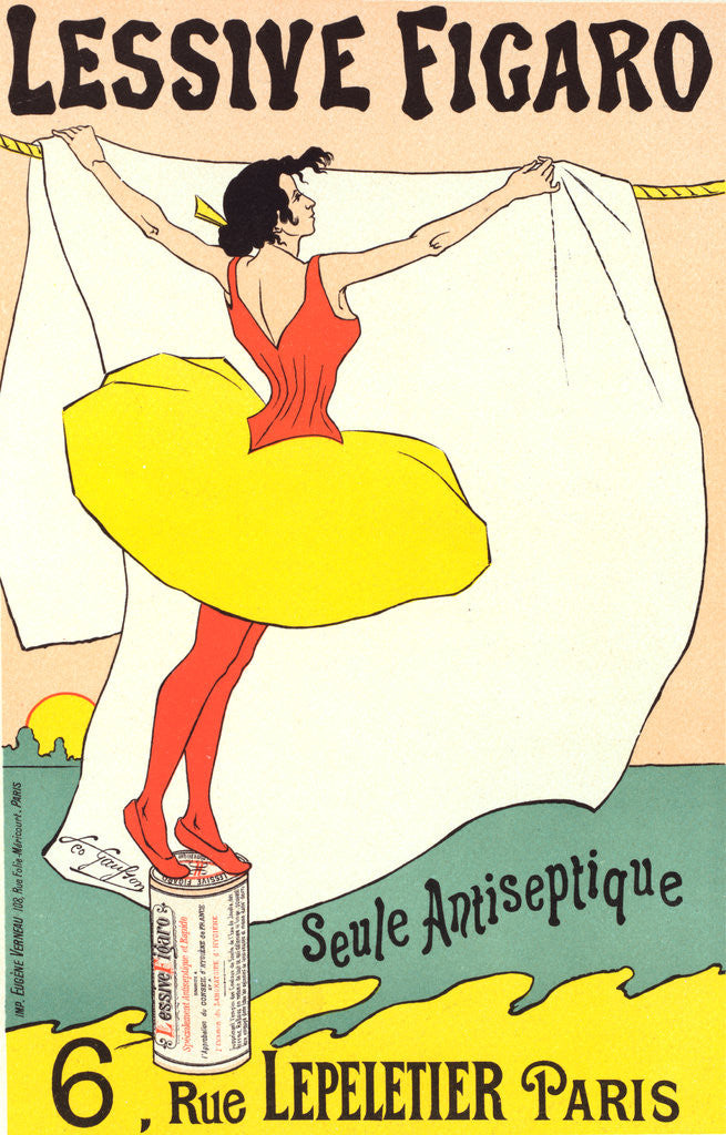 Detail of Poster for Lessive Figaro by Léo Gausson