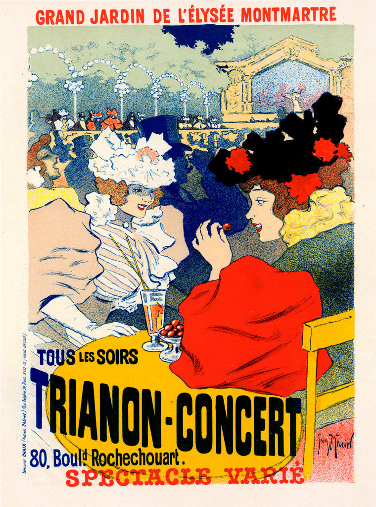 Detail of Poster for Trianon-Concert by Georges Meunier