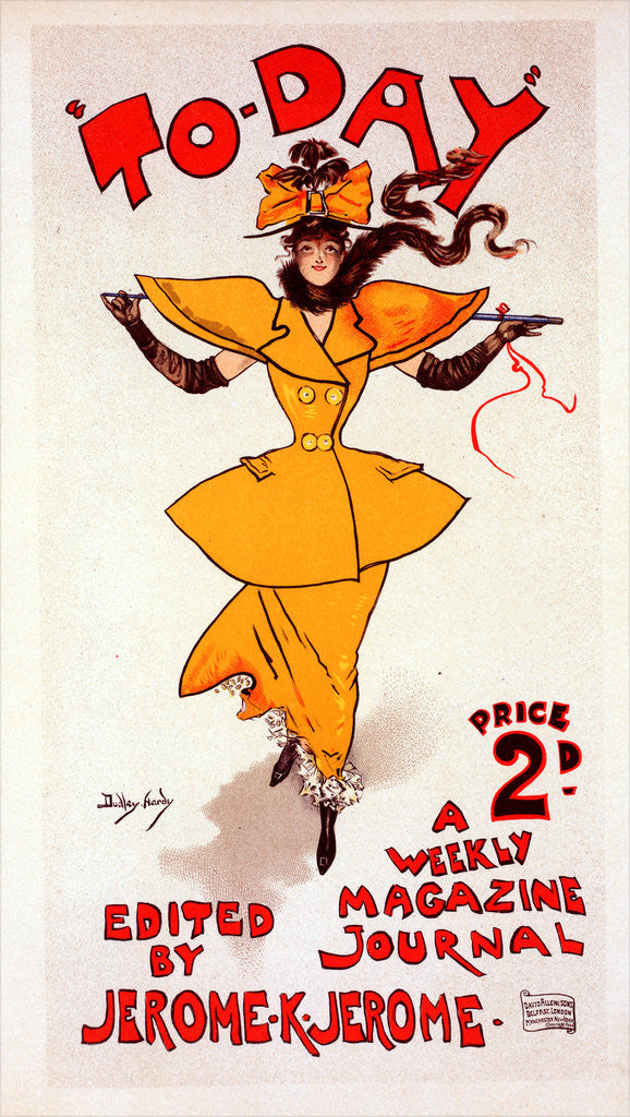 Detail of English Poster for le journal To Day by Dudley Hardy