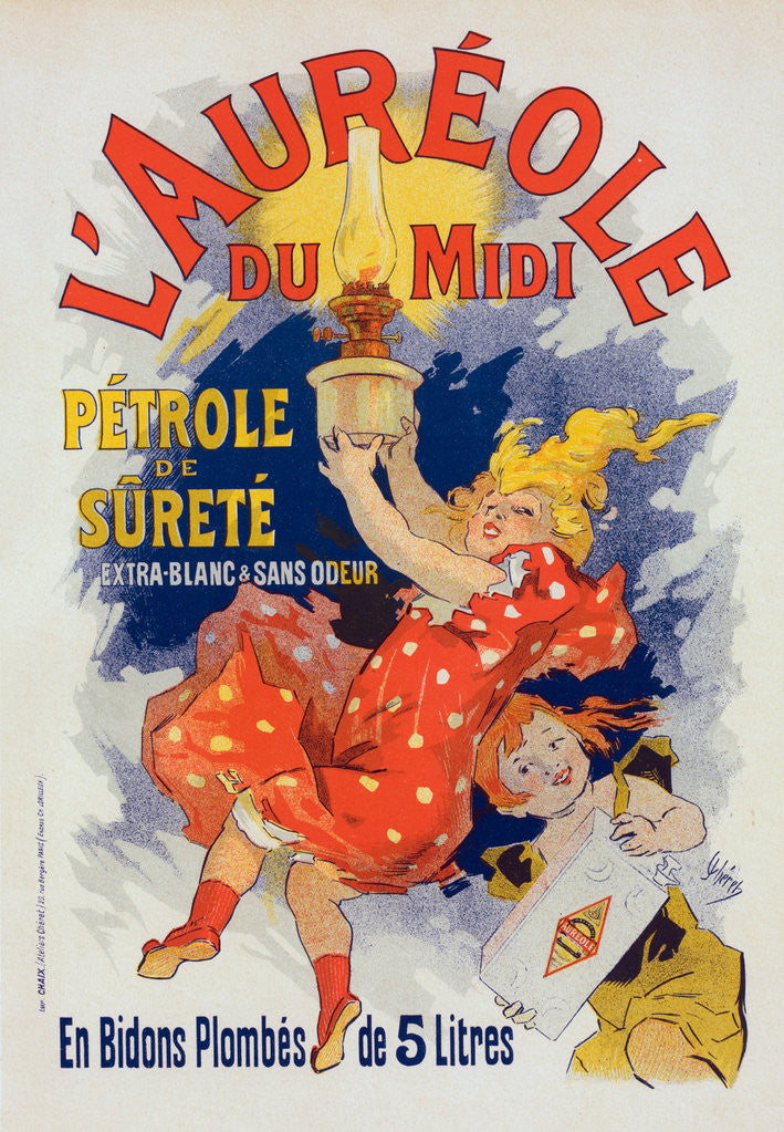 Detail of Poster for lAuréole du Midi by Jules Chéret