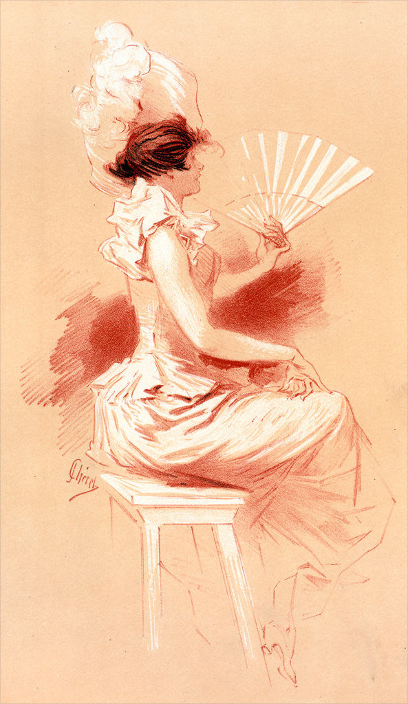 Detail of Design for Maîtres de l'Poster by Jules Chéret