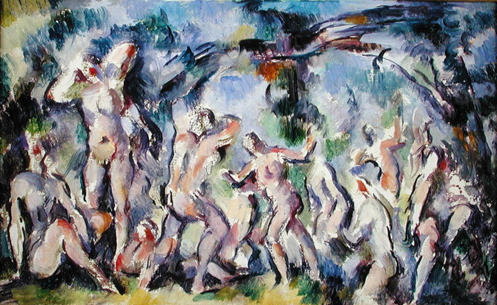 Detail of Study of Bathers, c.1900-06 by Paul Cezanne
