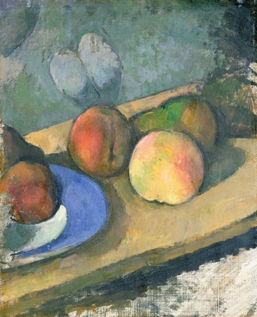 Detail of The Blue Plate, 1879-82 by Paul Cezanne